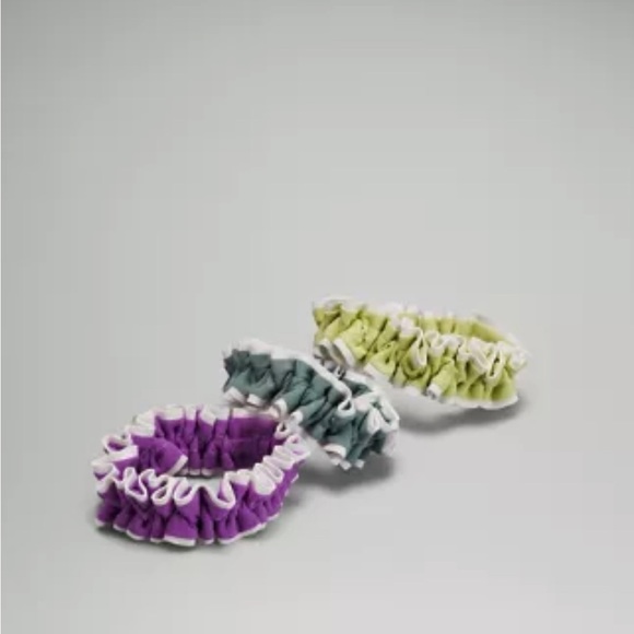 lululemon athletica Accessories - Lululemon Light Locks Skinny Scrunchie 3 Pack - NWT